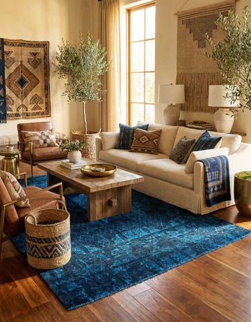 5' 9 x 9' 1 Hand Knotted Moroccan Rug