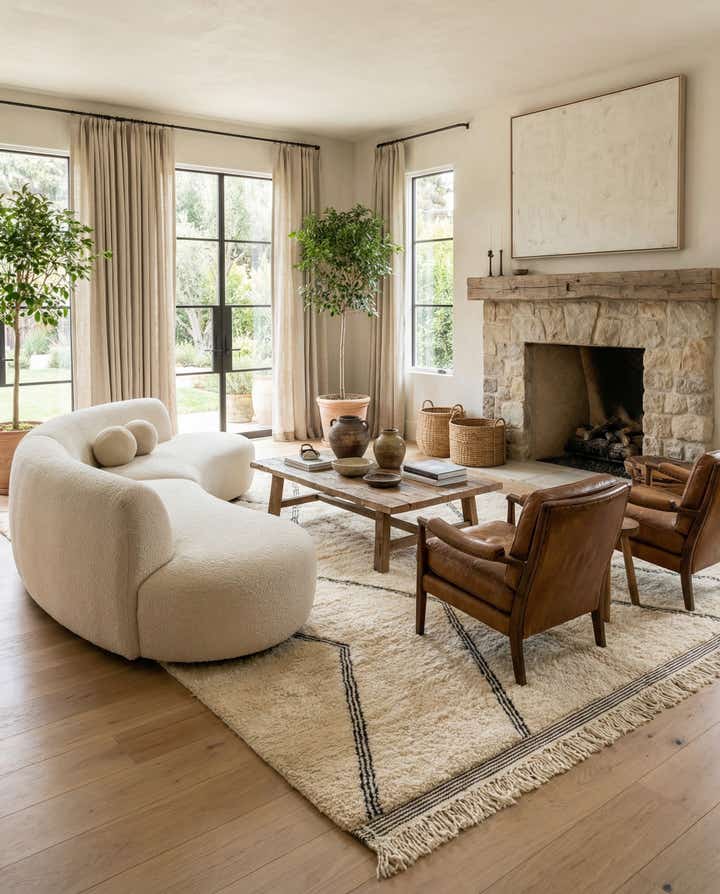 6' 11 x 10' 1 Berber Rug