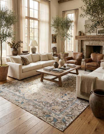 9' x 12' 1 Hand Knotted Ultra Vintage Persian Wool Rug