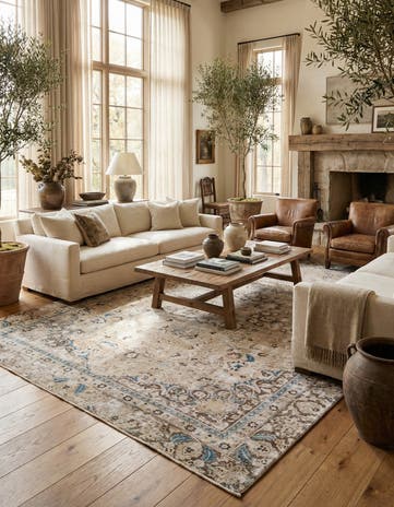 9' x 12' 1 Hand Knotted Ultra Vintage Persian Wool Rug