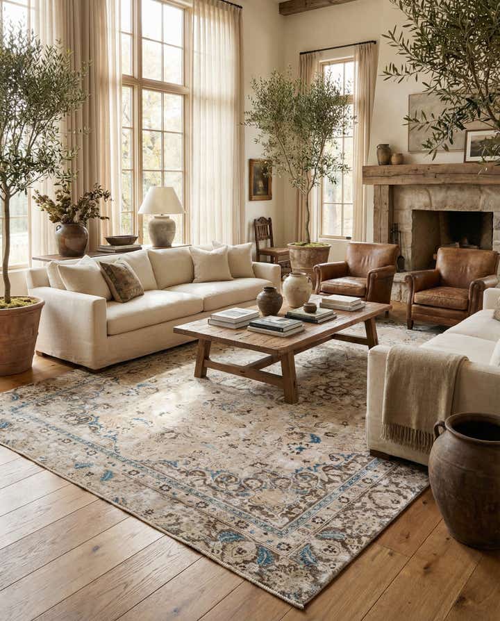 9' x 12' 1 Hand Knotted Ultra Vintage Persian Wool Rug