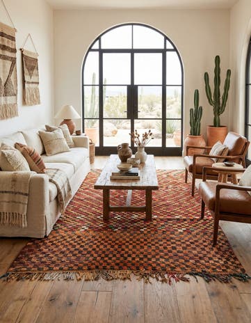 4' 11 x 9' 4 Berber Rug