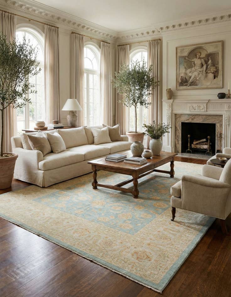 Detail image of 11' 5 x 17' 10 Kaizar Wool Rug