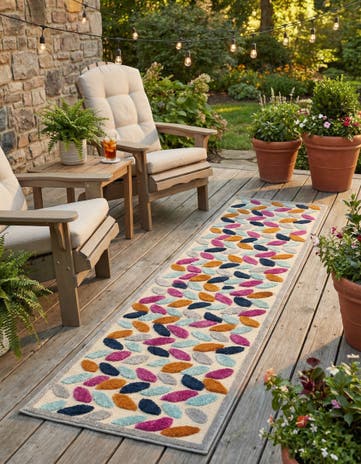 2' x 10' Easy-Clean Aruba Indoor / Outdoor Runner Rug