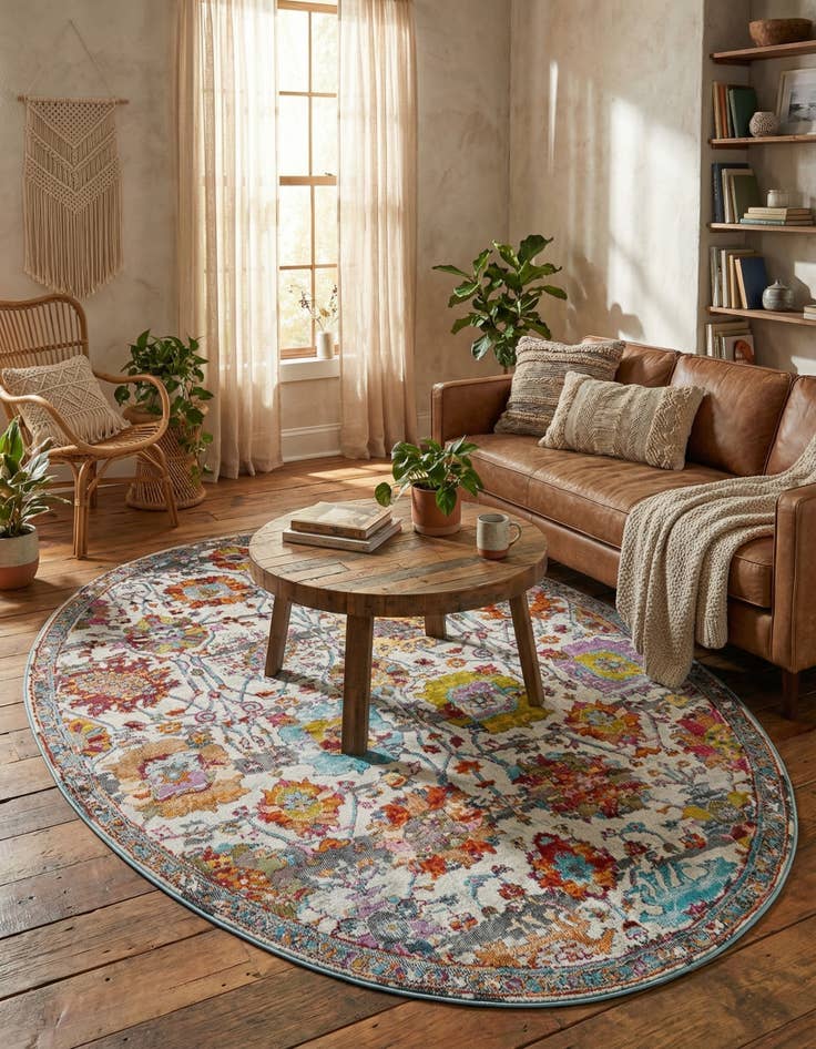 Detail image of 5' 5 x 8' Paragon Oval Rug