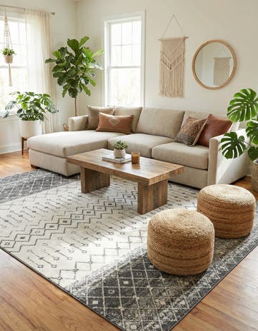 10' 8 x 14' Moroccan Trellis Rug