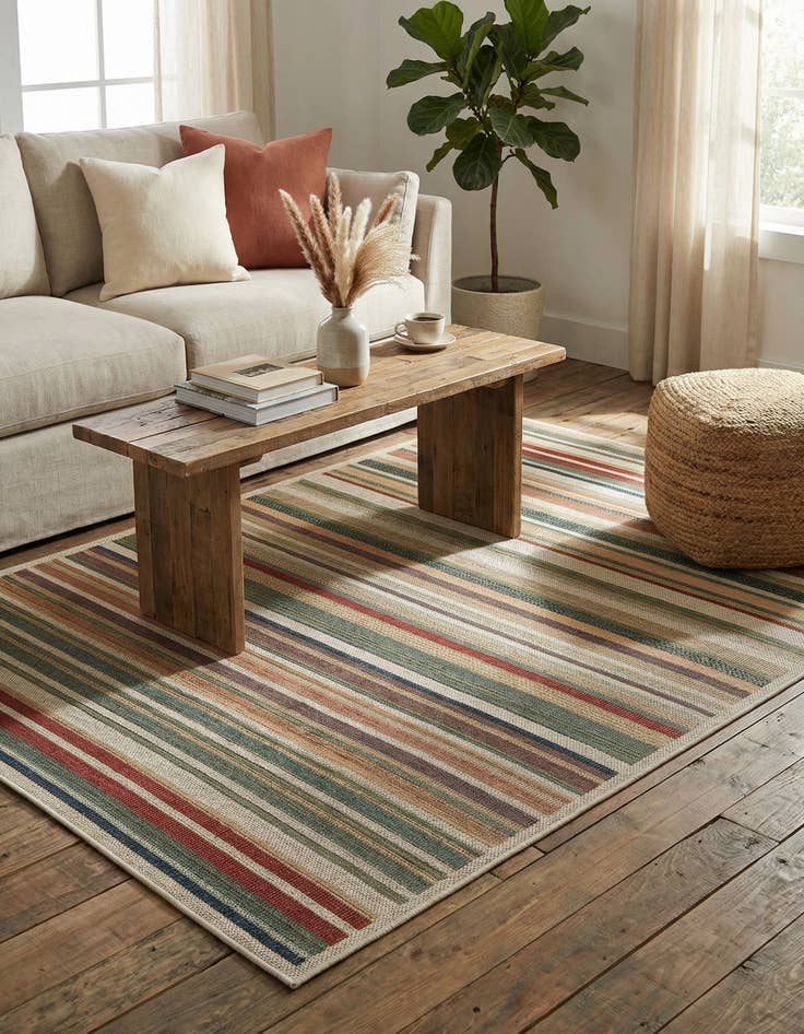 Detail image of 6' x 9' Easy-Clean Baja Indoor / Outdoor Rug