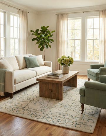 5' 1 x 8' Agra Rug