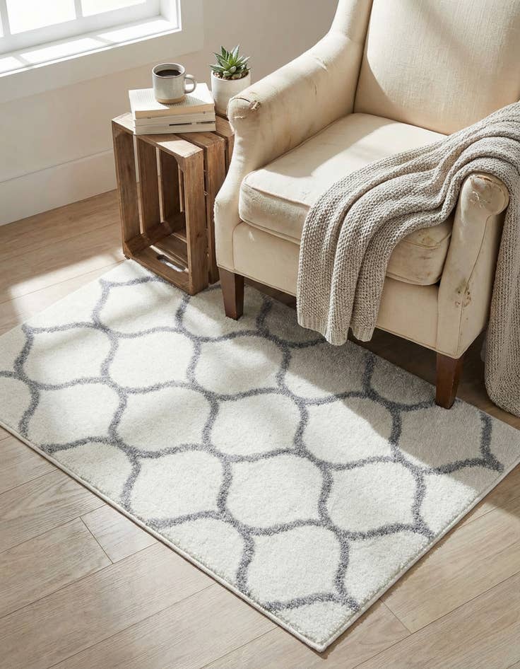 Detail image of 2' x 3' Trellis Frieze Rug