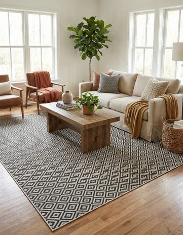 10' x 10' Easy-Clean Jill Zarin Costa Rica Indoor / Outdoor Square Rug