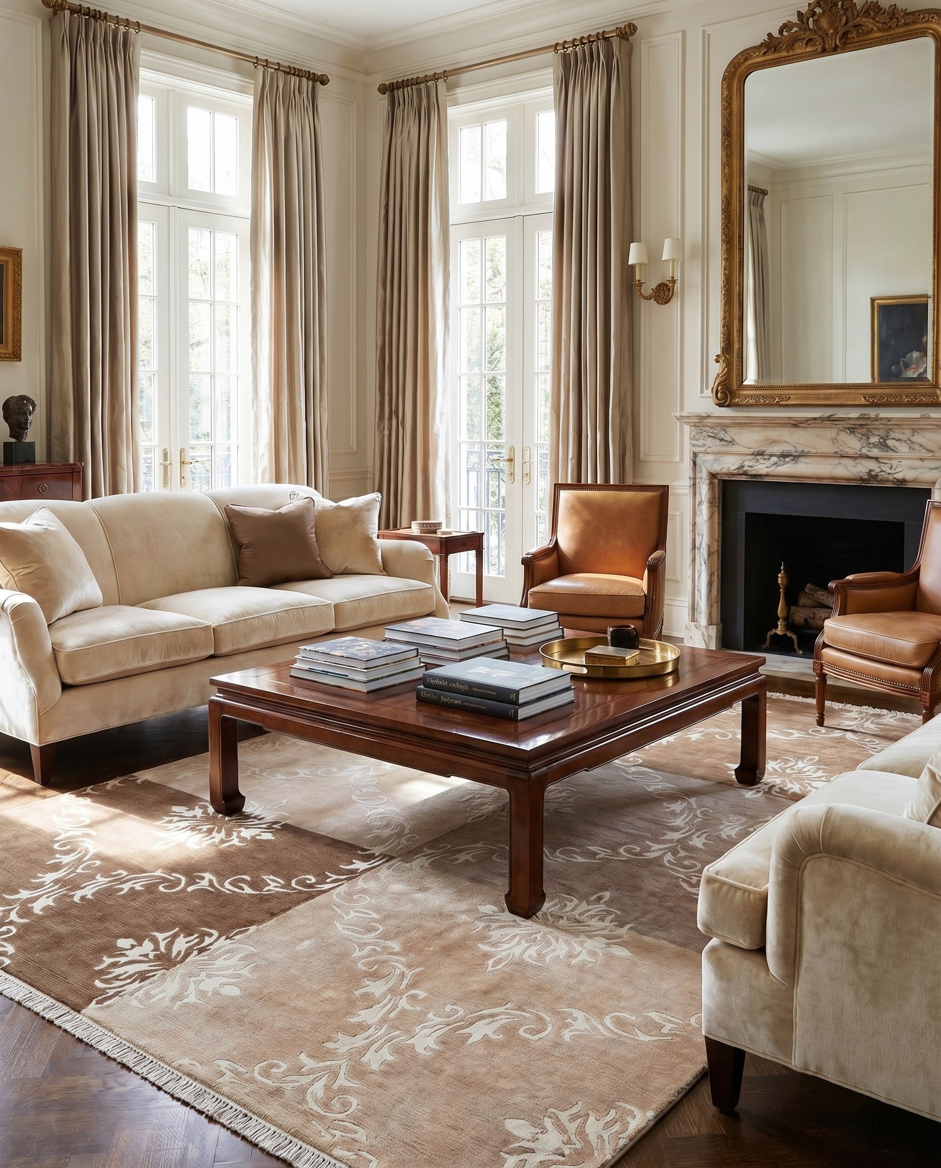 5' 7 x 8' 1 Hand Knotted Darya Wool Rug