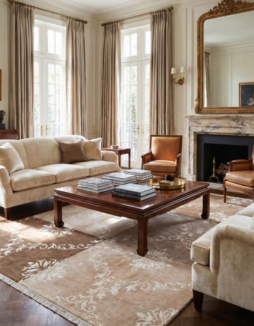 5' 7 x 8' 1 Hand Knotted Darya Wool Rug