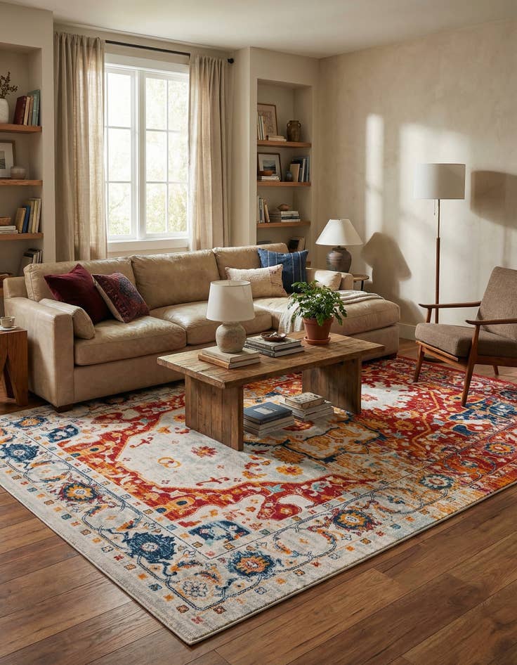 Detail image of 10' x 14' Madeline Vintage Rug