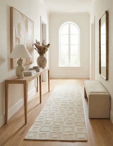 3' x 10' 2 Hand Knotted Darya Wool Runner Rug