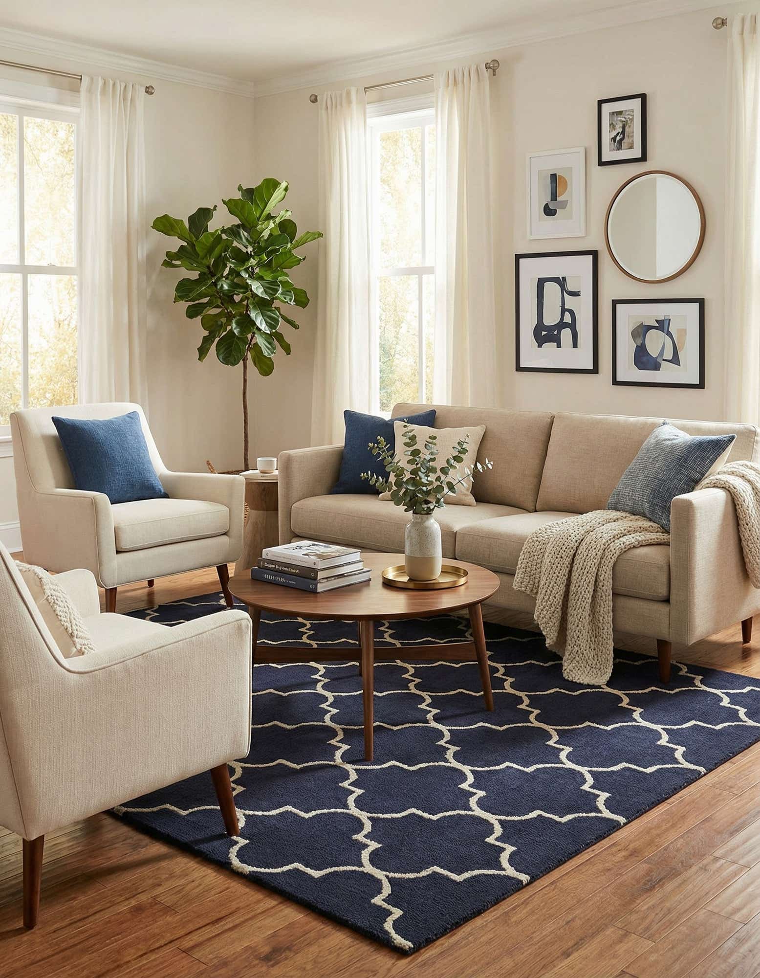 5' 1 x 8' Luna Rug