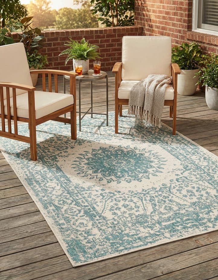 4' x 6' Easy-Clean Traditional Indoor / Ou...