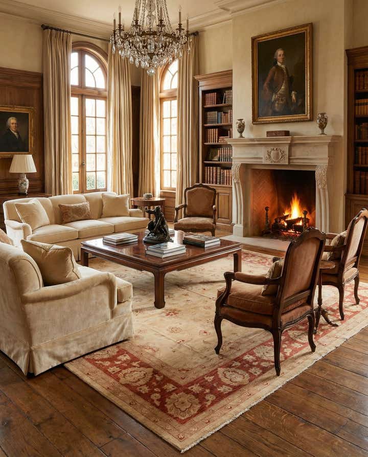 15' 10 x 19' 5 Hand Knotted Peshawar Ziegler Rug