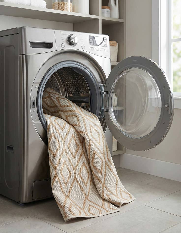 Detail image of 5' 3 x 8'  Washable Jill Zarin Turks and Caicos Indoor / Outdoor Rug