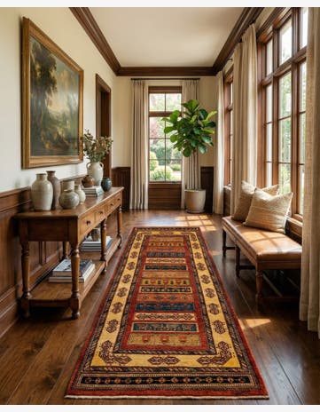 2' 10 x 9' 3 Luribaft Wool Runner Rug