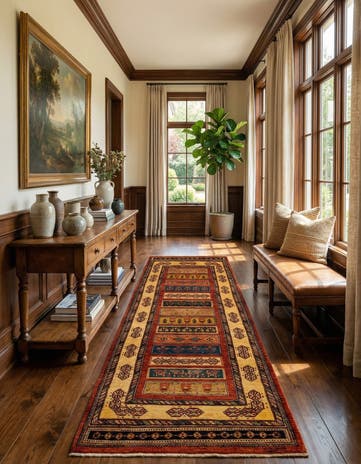 2' 10 x 9' 3 Luribaft Wool Runner Rug