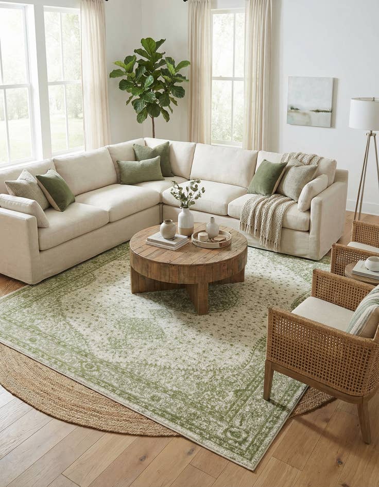 Detail image of  10' x 10' Dover Square Rug