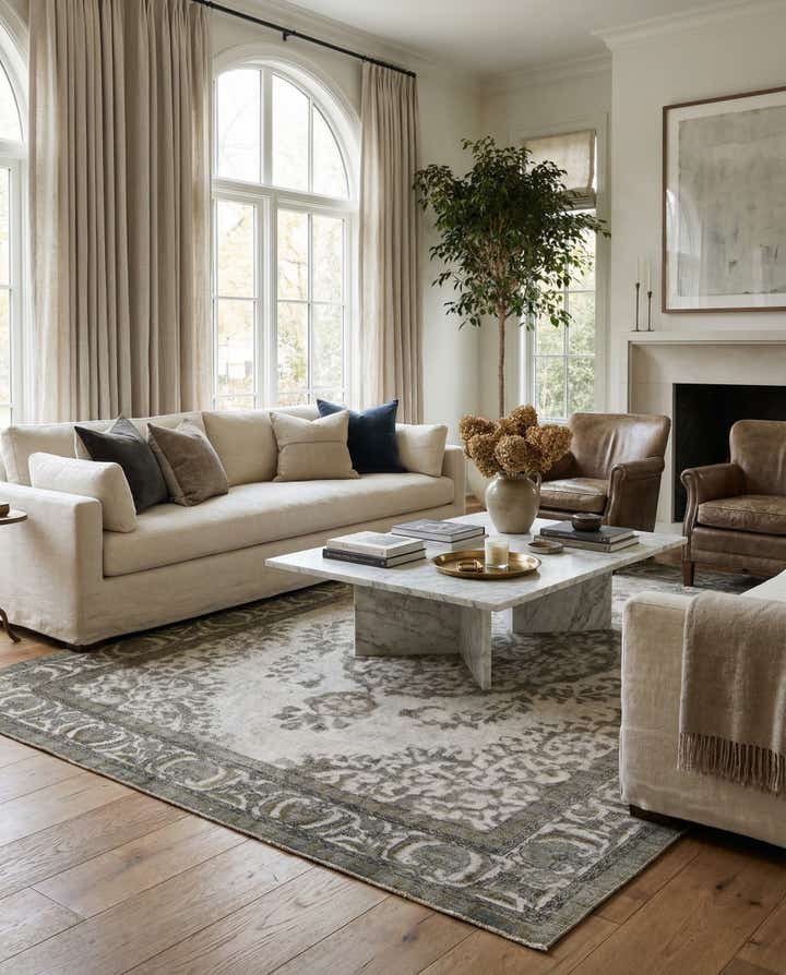 9' 8 x 12' 8 Hand Knotted Ultra Vintage Persian Wool Rug