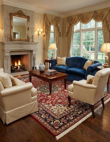 5' x 7' 10 Hand Knotted Qom Persian Rug