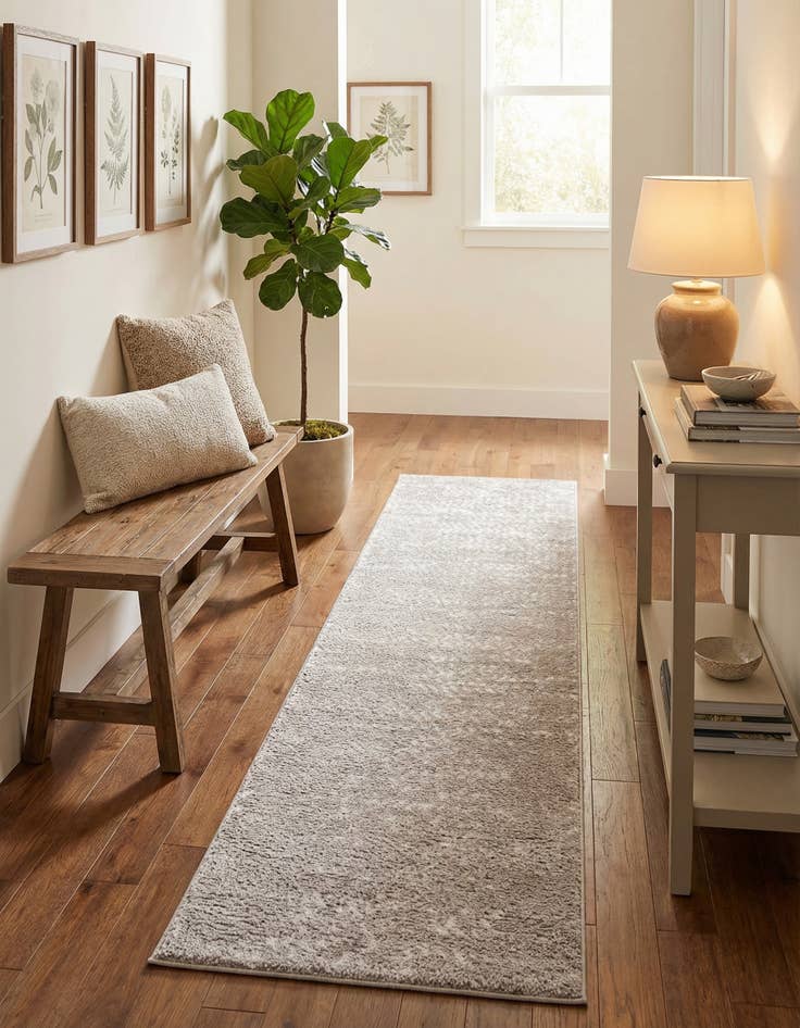 Detail image of  2' x 8' Sepia Runner Rug