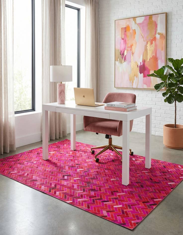 Detail image of  5' x 7' 10 Cowhide Rug