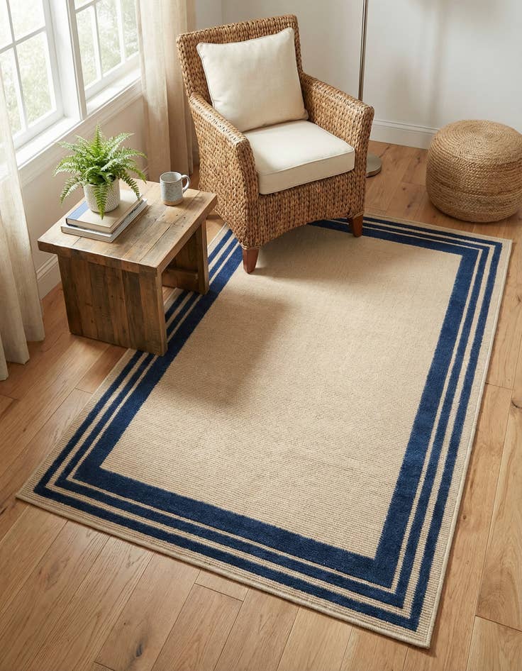Detail image of 4' x 6' Easy-Clean Aruba Indoor / Outdoor Rug