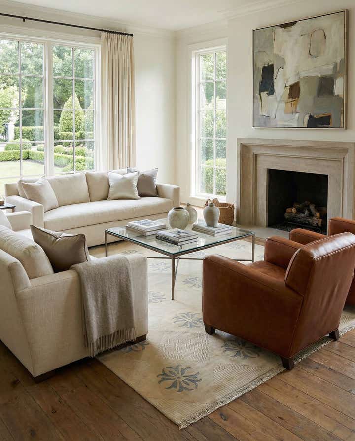 8' 1 x 11' 7 Hand Knotted Darya Wool Rug