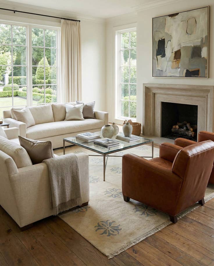 Detail image of 8' 1 x 11' 7 Hand Knotted Darya Wool Rug