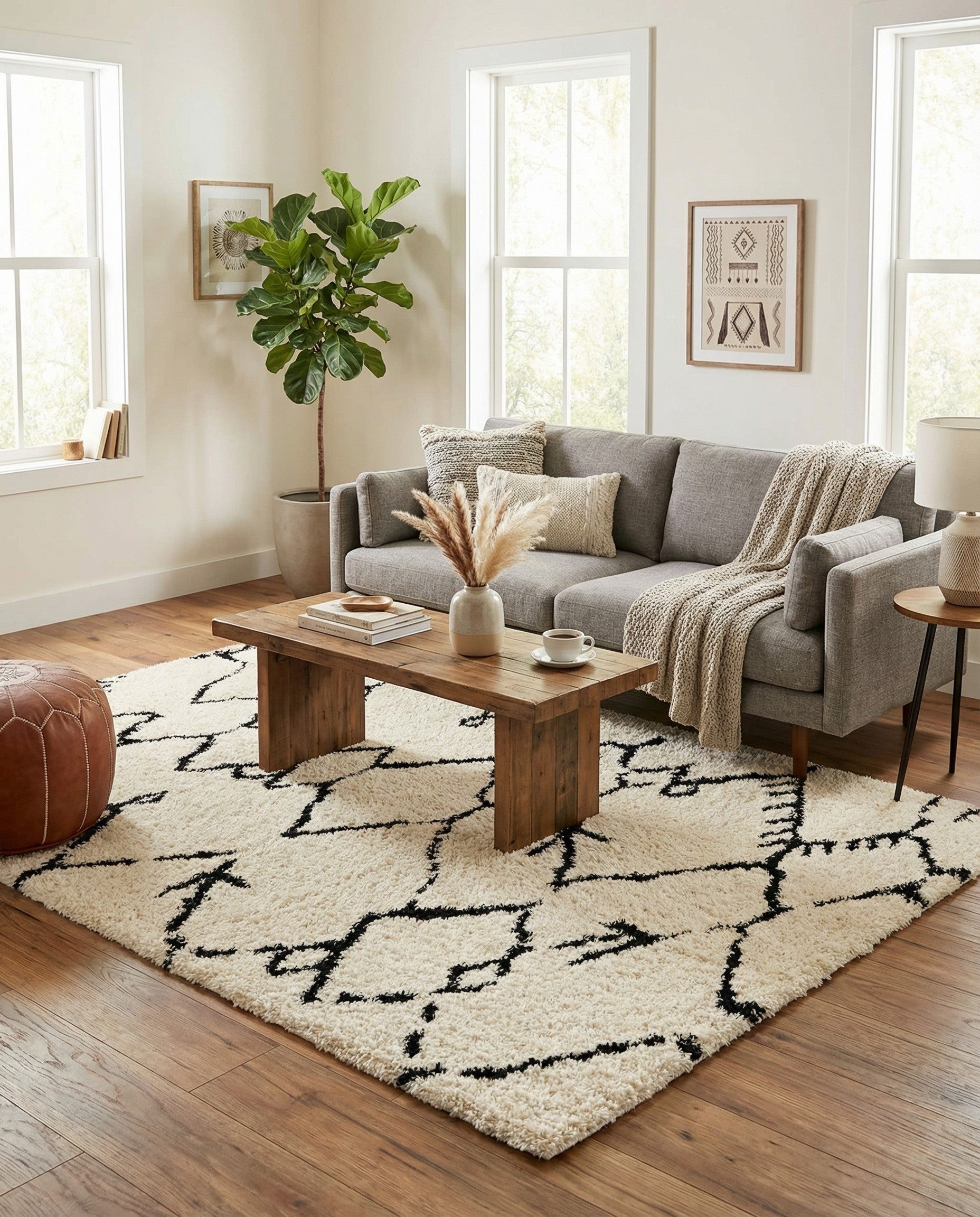  9' x 12' Infinity Shag Rug