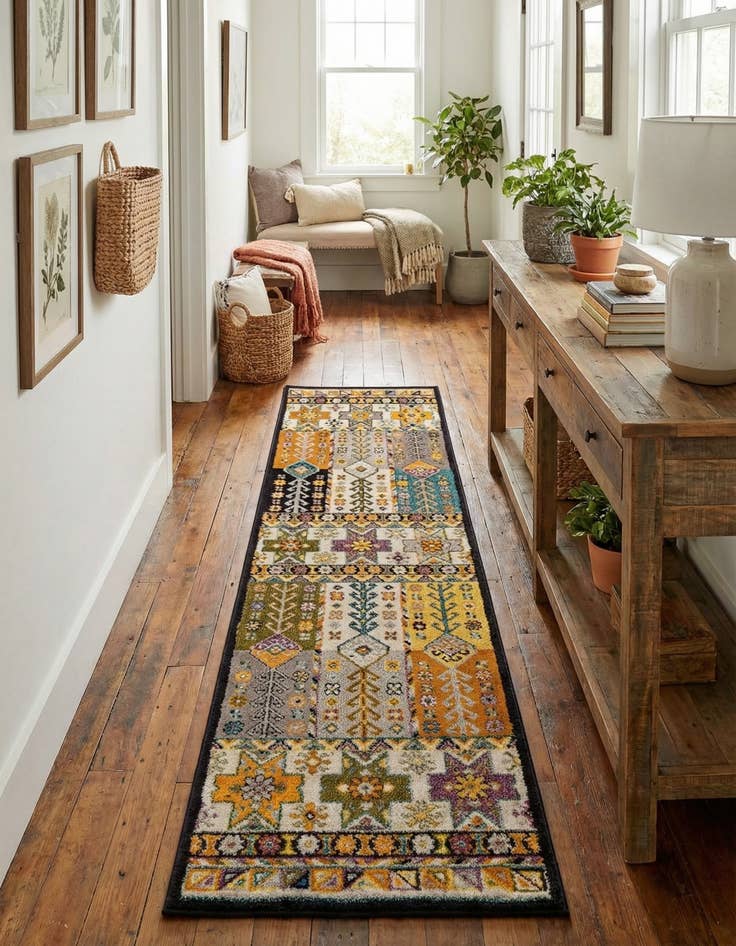 Detail image of 2' 7 x 10' Carrington Runner Rug