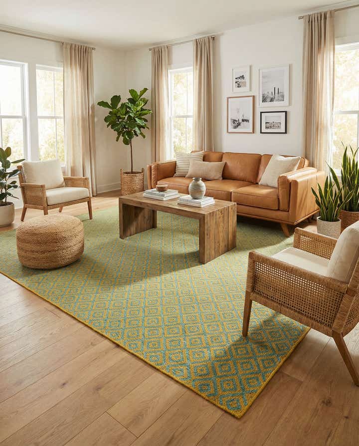 7' x 10' Easy-Clean Jill Zarin Costa Rica Indoor / Outdoor Rug