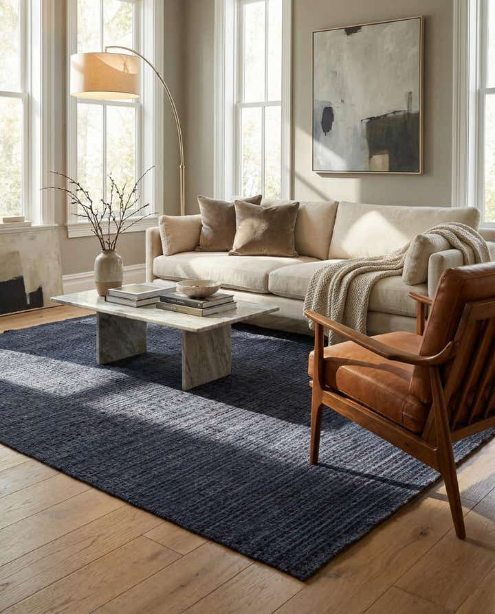 6' 4 x 9' 4 Hand Knotted Darya Wool Rug