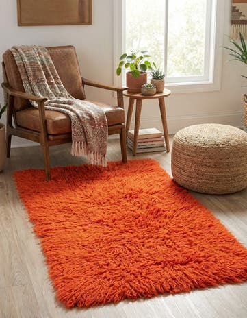 2' 2 x 4' 5 Hand Knotted Moroccan Wool Rug