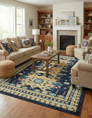 9' x 12' Heris Rug