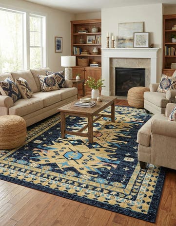 9' x 12' Heris Rug