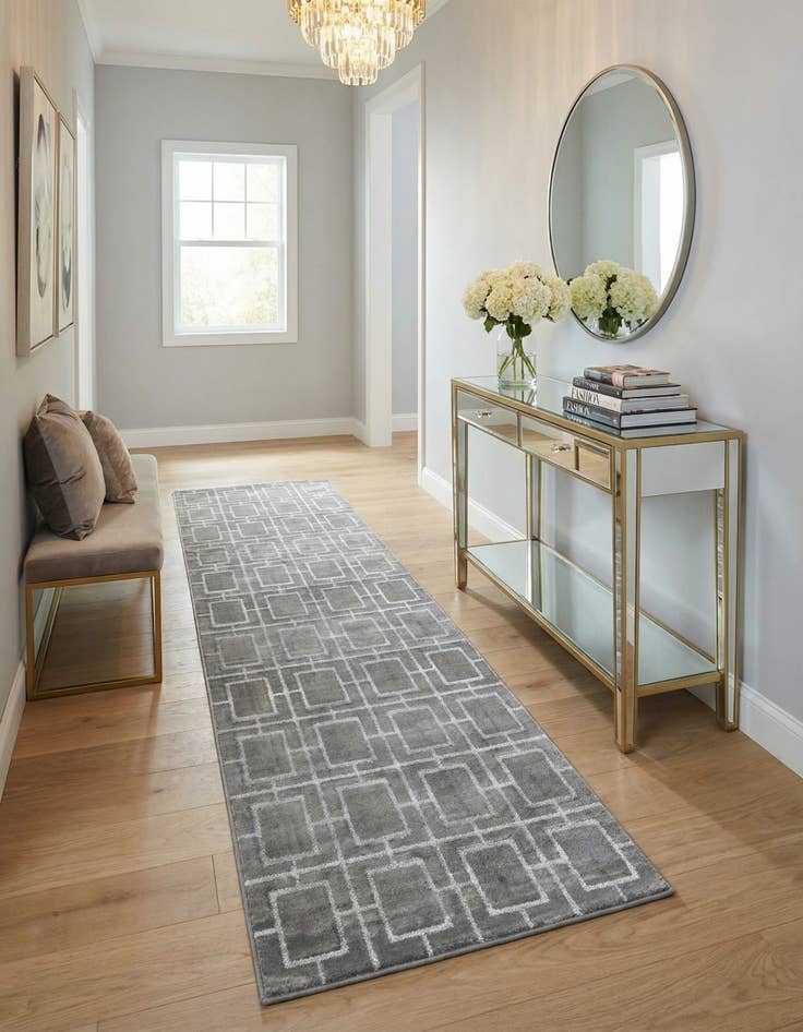 Detail image of  2' 7 x 12'  Marilyn Monroe™ Glam Deco Runner Rug