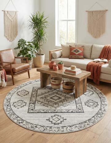 7' x 7' Cherokee Round Rug