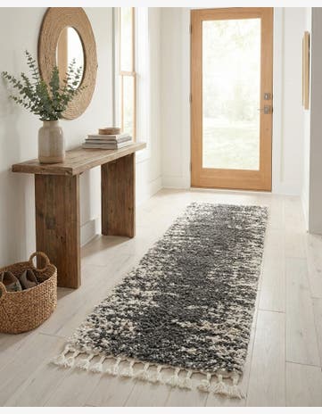 2' x 8' Serenity Shag Runner Rug