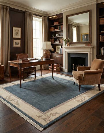 5' 7 x 7' 10 Hand Knotted Tibet Wool Rug