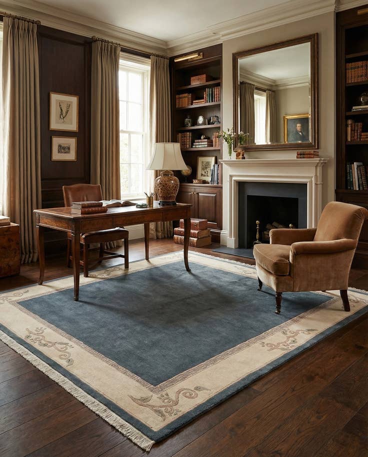 Detail image of 5' 7 x 7' 10 Hand Knotted Tibet Wool Rug