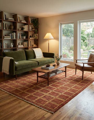 5' x 6' 7 Hand Knotted Modern Ziegler Rug
