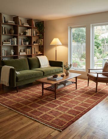5' x 6' 7 Hand Knotted Modern Ziegler Rug