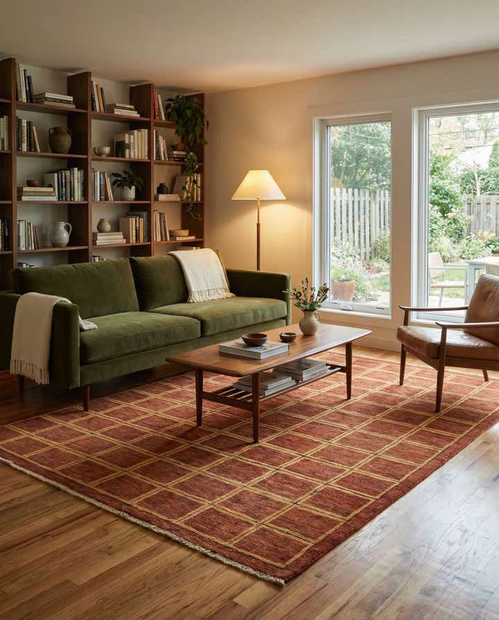 5' x 6' 7 Hand Knotted Modern Ziegler Rug