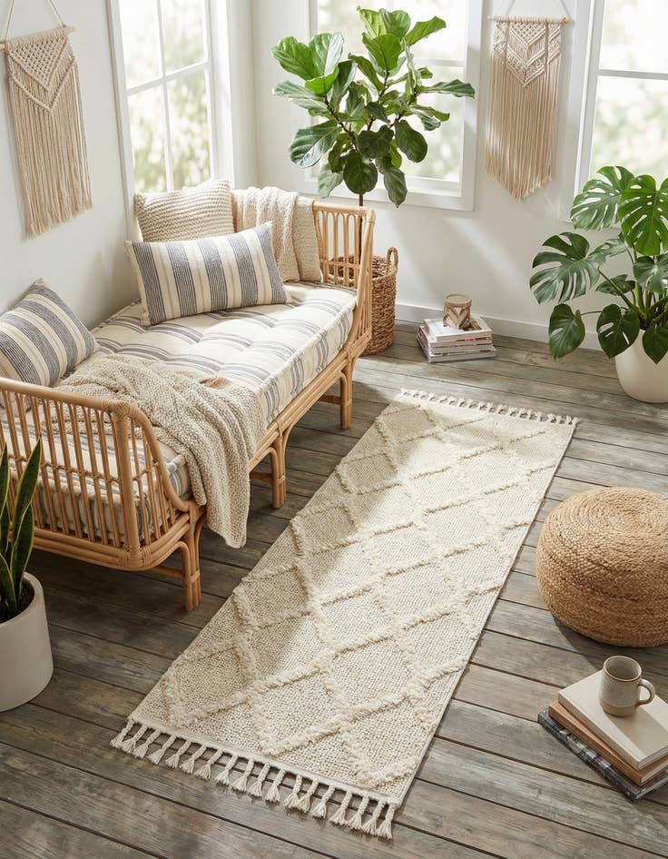 Detail image of  2' x 4' Boho Runner Rug