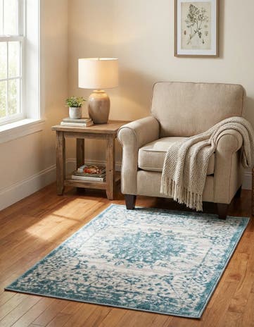 Light Blue Derbyshire Rug