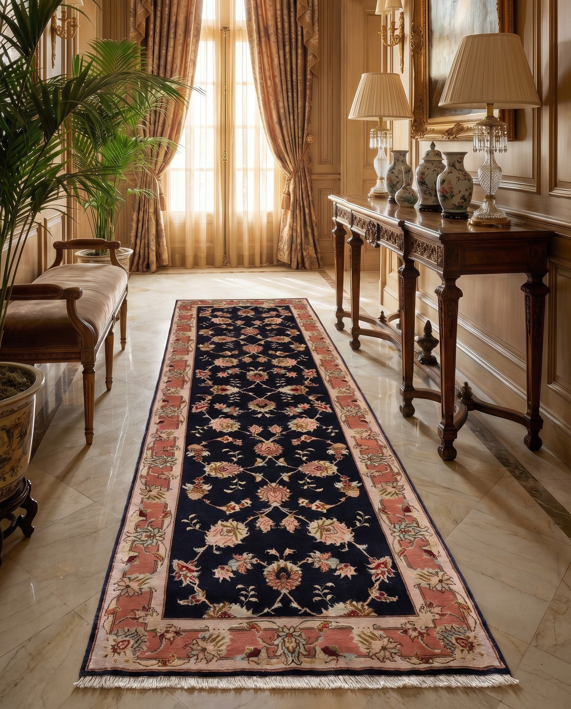 2' 8 x 6' 11 Tabriz Runner Rug